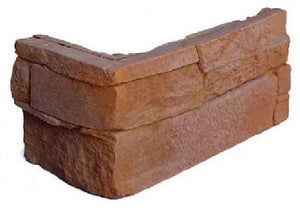 Alt Tag: Highland Rusty 108035 Corner - ъглов елемент от кафяв декоративен камък за облицовка, онлайн магазин за обзавеждане за бани KERANOVA