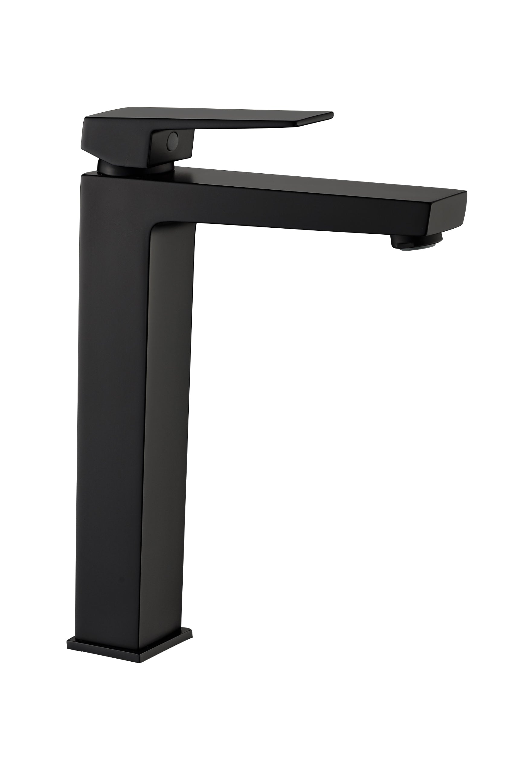 Висок смесител за мивка Elinor Matt Black - матов черен едноръкохватков смесител за мивка купа, KERANOVA онлайн магазин