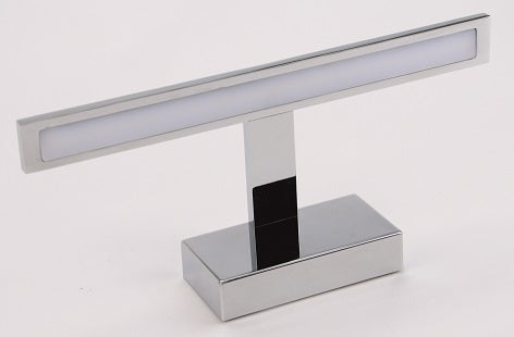 LED осветително тяло за баня хром, 6W 380-400lm 6000K, стенен монтаж, онлайн магазин за обзавеждане за бани KERANOVA