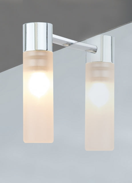 Осветително тяло за баня KERANOVA хром, G9 40W, IP44, 20см кабел, монтаж върху огледало — онлайн магазин за обзавеждане за бани