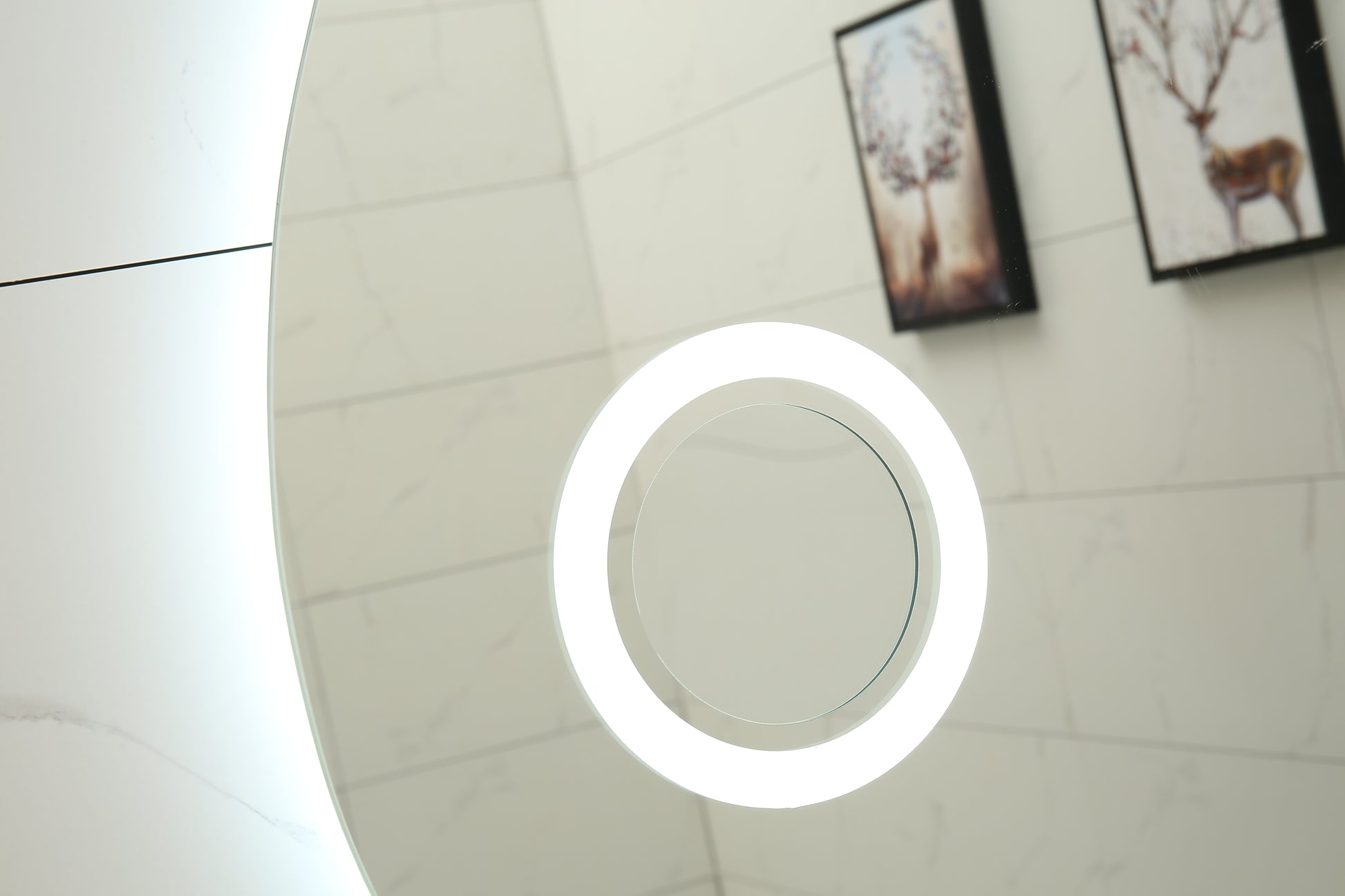 Огледало с осветление 1808 70х120 см. LED баня 70x120см с три цвята светлина, touch контрол, козметично огледало - KERANOVA онлайн магазин