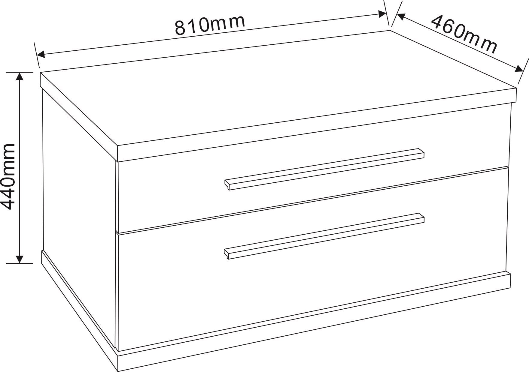 Шкаф с мивка ICP 8144-2 80 см. бял гланц ПВЦ, плот PS011, мивка ICB 865 41x41x14.5 см, 2 чекмеджета, KERANOVA онлайн магазин