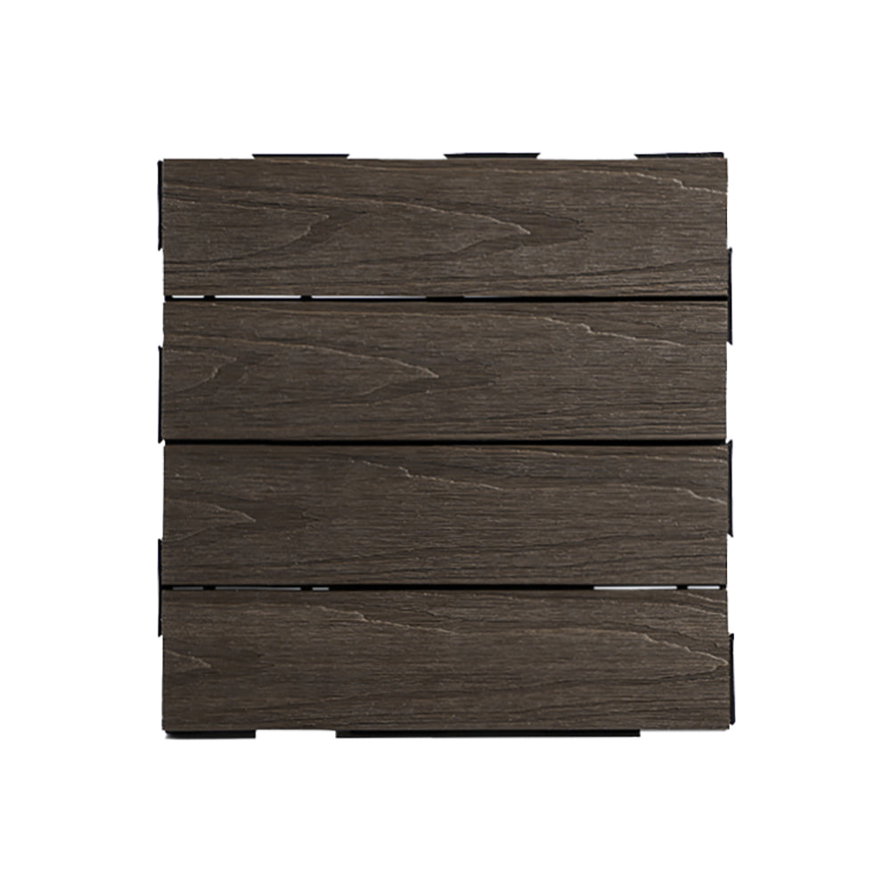 Подов декоративен панел IC SS05IPE кафяв IPE дървесен ефект HDPE плочка 30x30x2.5 см KERANOVA онлайн магазин