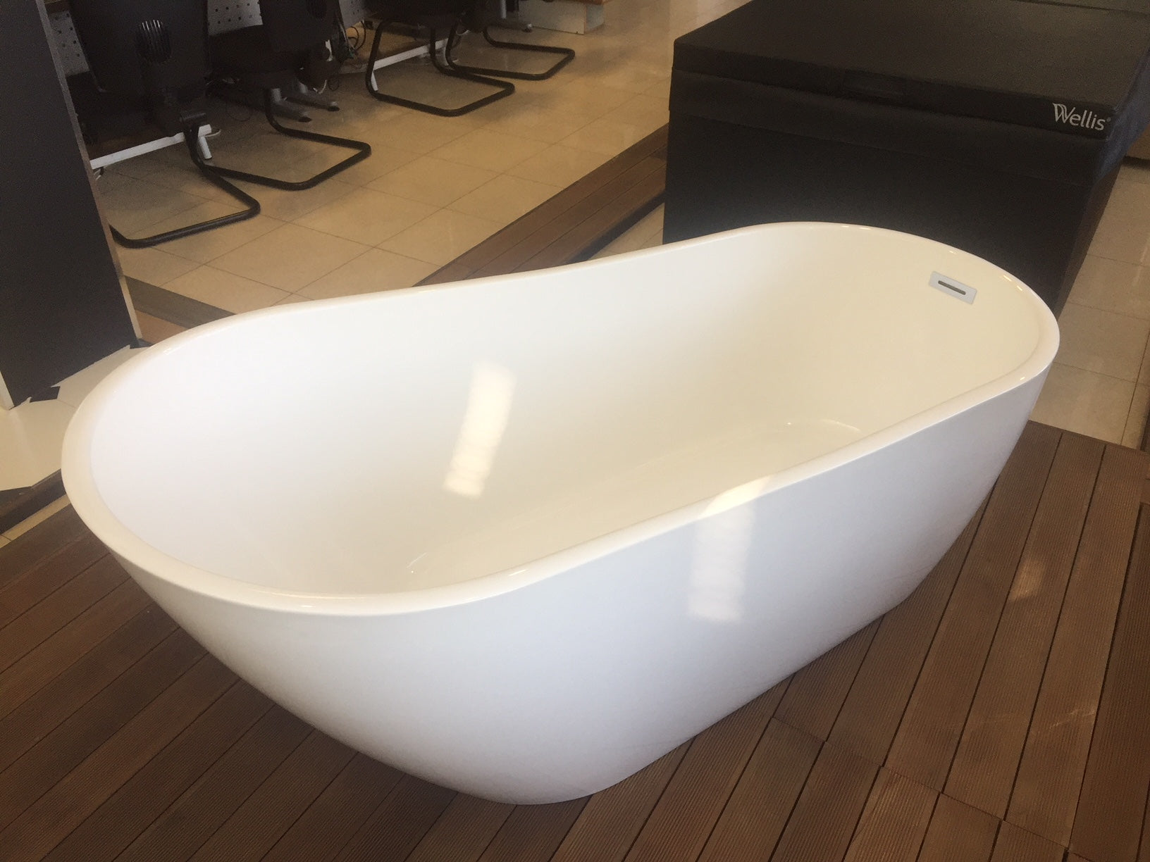 Свободно стояща вана Sierra 173х78 см. — бяла двустенна акрилна вана за баня, онлайн магазин KERANOVA