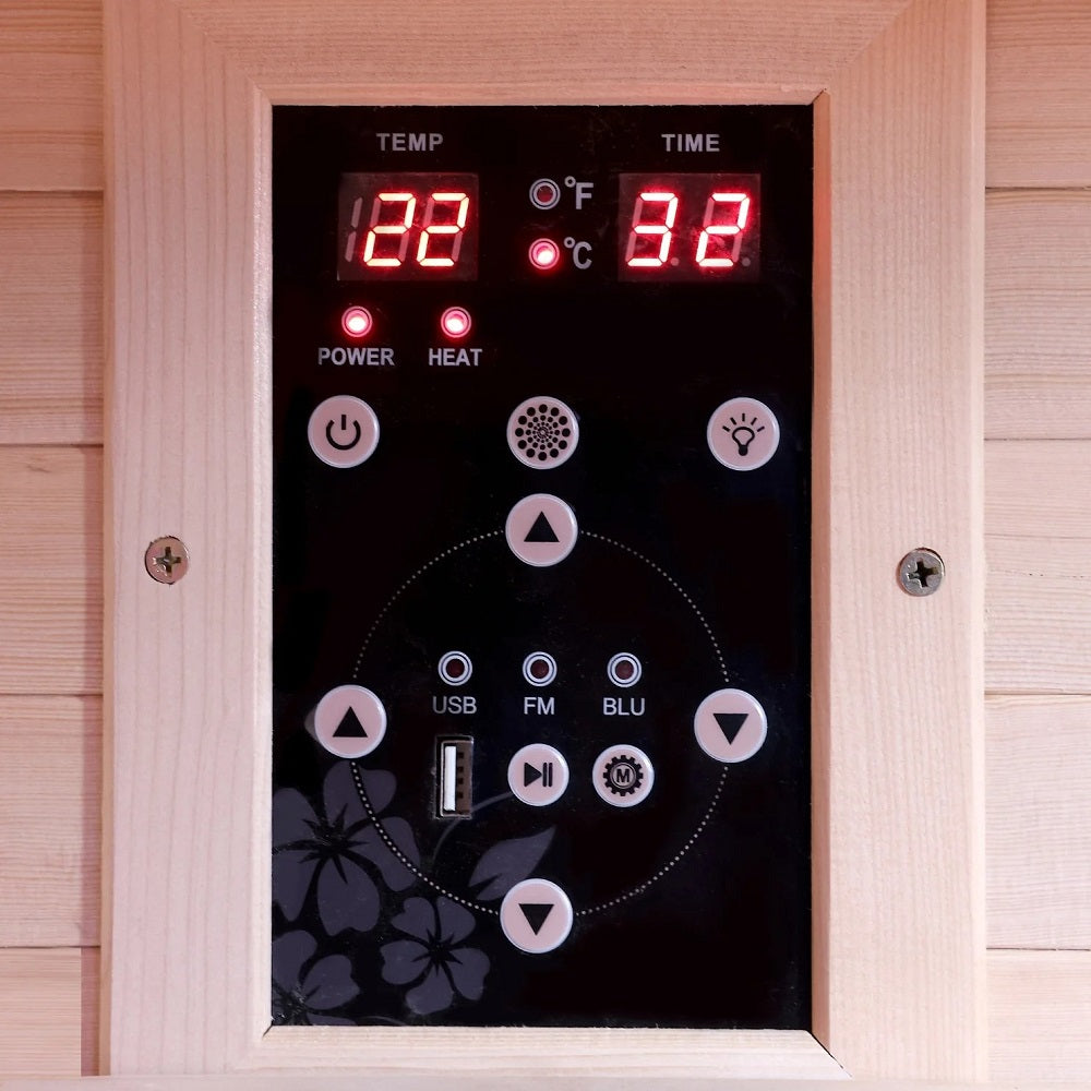 Финландска сауна и инфрачервена кабина Twincombi 130х120х200 см.