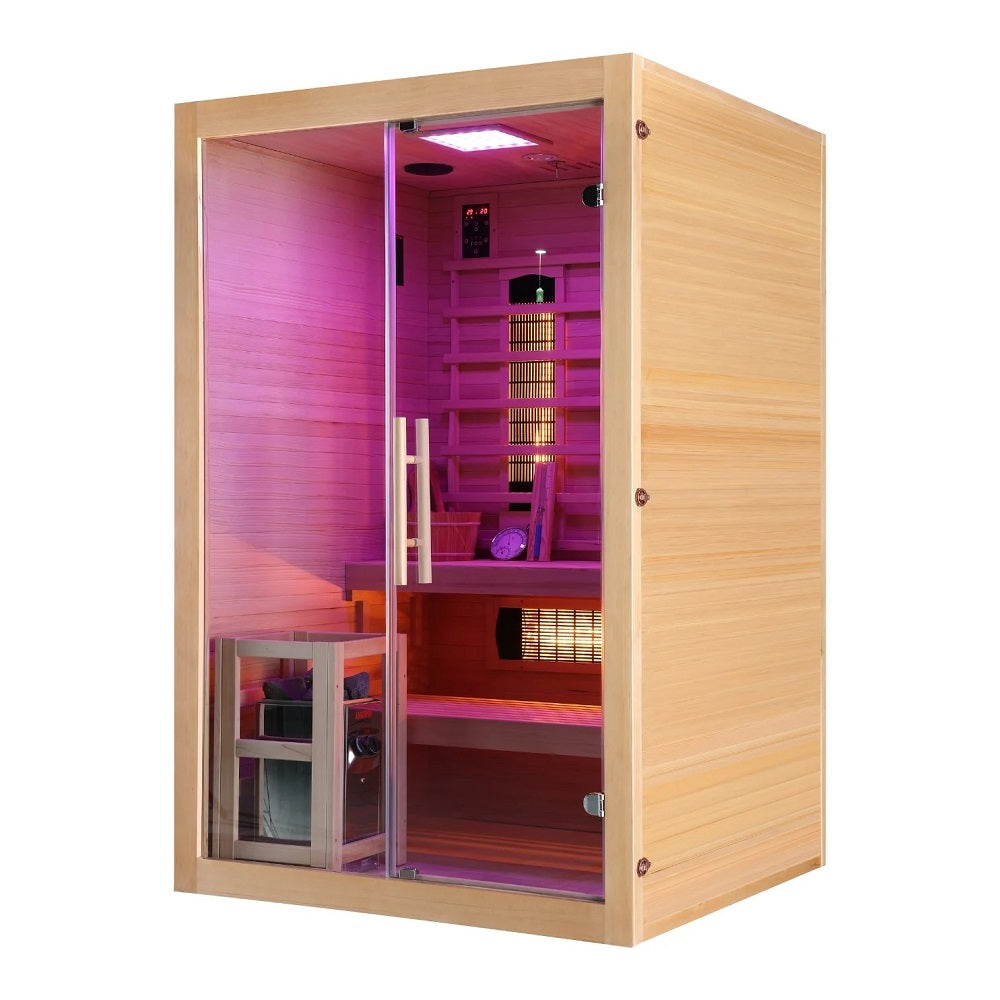Финландска сауна и инфрачервена кабина Twincombi 130х120х200 см.