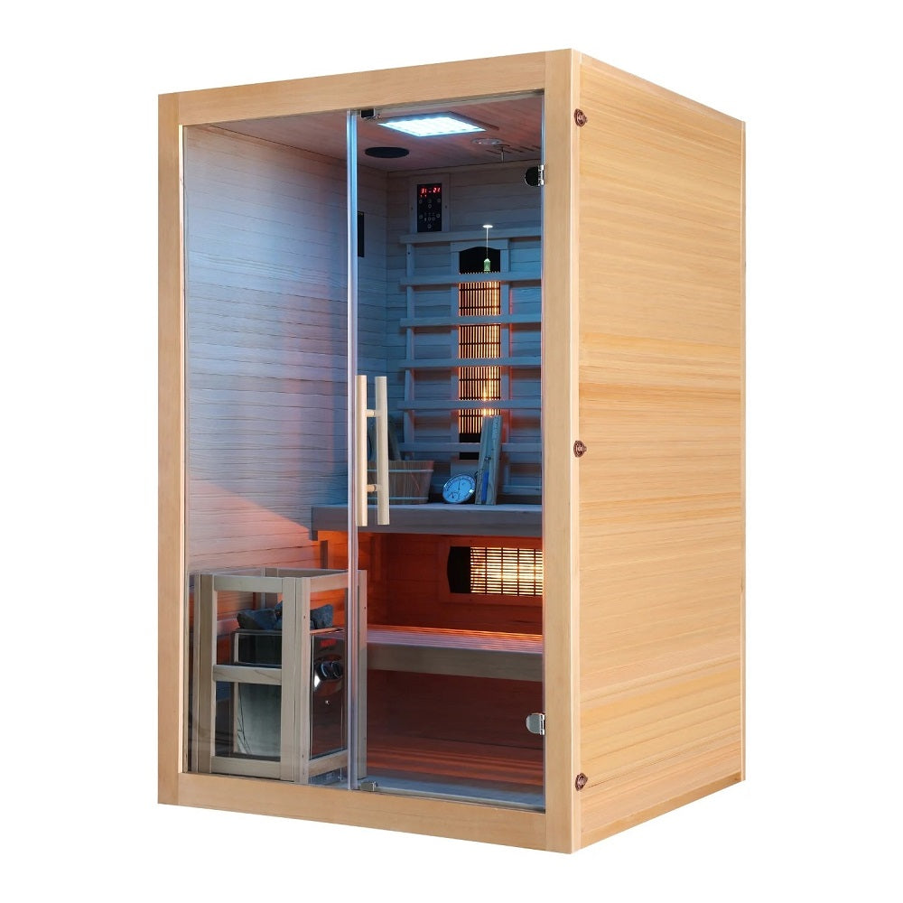 Финландска сауна и инфрачервена кабина Twincombi 130х120х200 см.