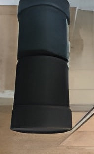 Кабина със сгъваеми врати KAX-8B Black Matt 80х80 см. в черен мат, ъглова, сгъваема душ кабина.