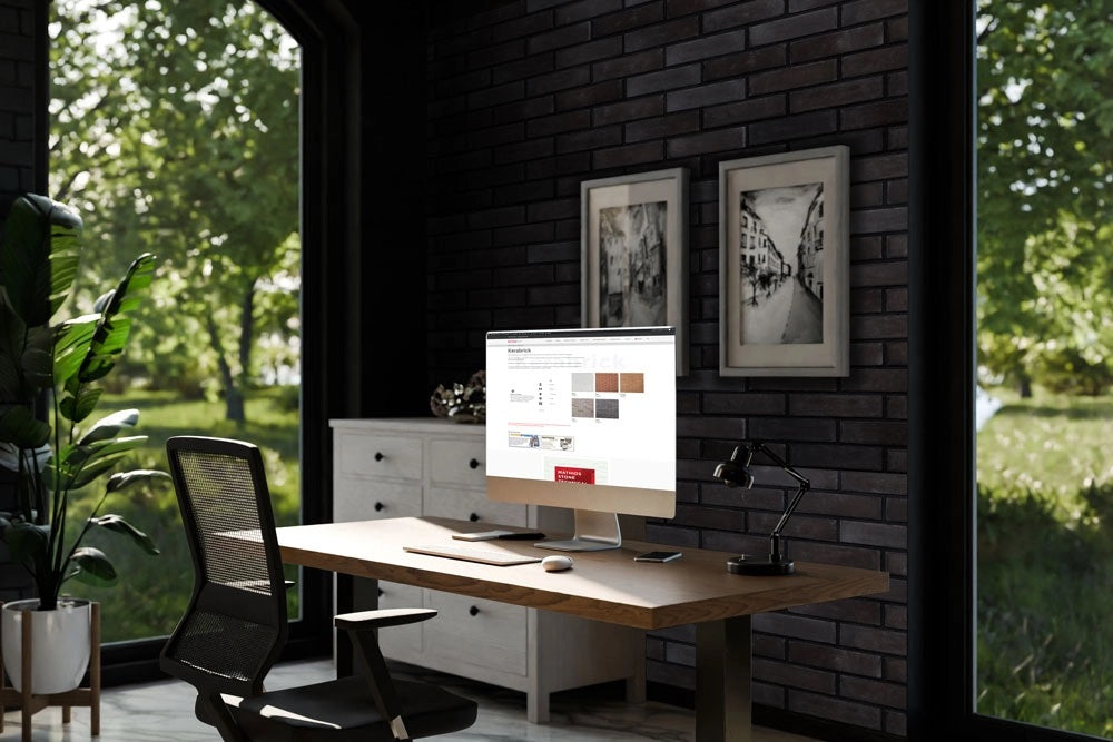 Kerabrick - 5 цвята декоративни изкуствени тухли за облицовка на стени, онлайн магазин за обзавеждане за бани KERANOVA