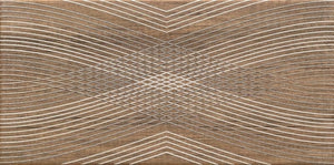 Kervara Modern Brown Decor 22.3x44.8 - онлайн магазин за обзавеждане за бани KERANOVA, кафяв декоративен плочков мотив