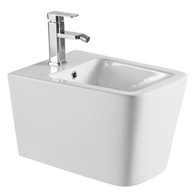 Конзолно биде LT 057F - бял мат | стенен биде за баня, бял мат, без смесител и сифон, KERANOVA онлайн магазин