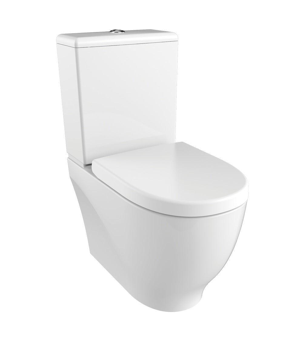 Моноблок Mare Rim-Off - опция вградено биде, римлес моноблок back-to-wall, седалка със забавено падане, KERANOVA онлайн магазин