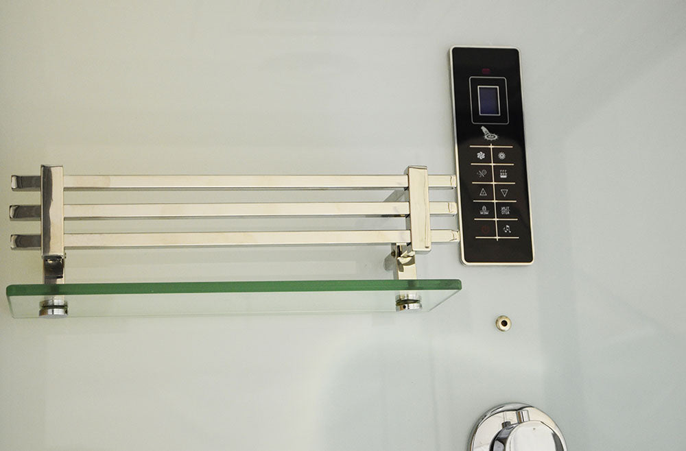 Парна душ кабина със сауна MO-1752W TRIO 180х110 см.