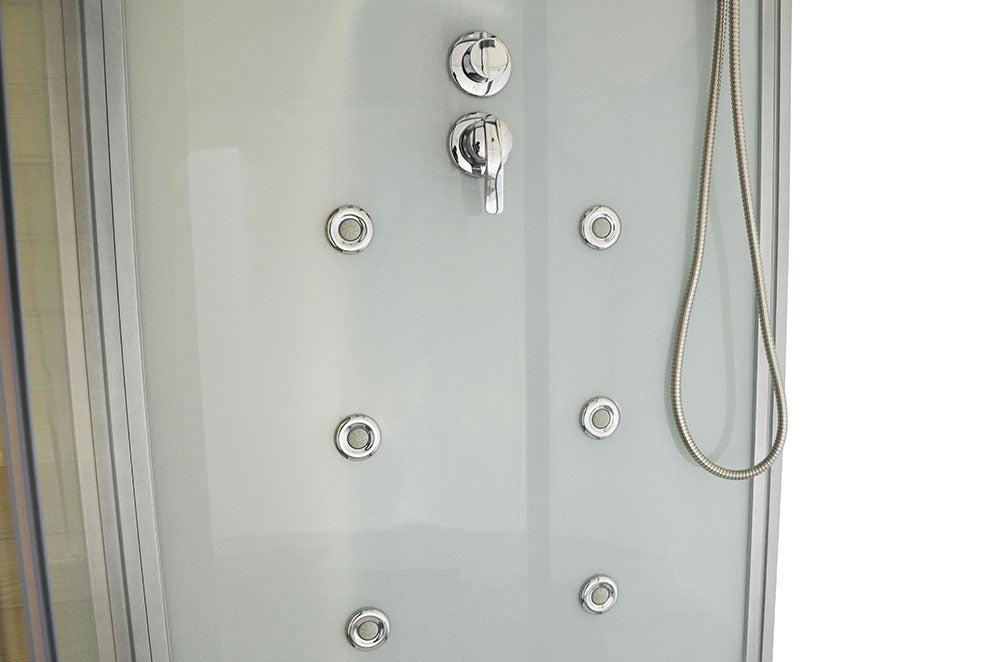 Парна душ кабина със сауна MO-1752W TRIO 180х110 см.