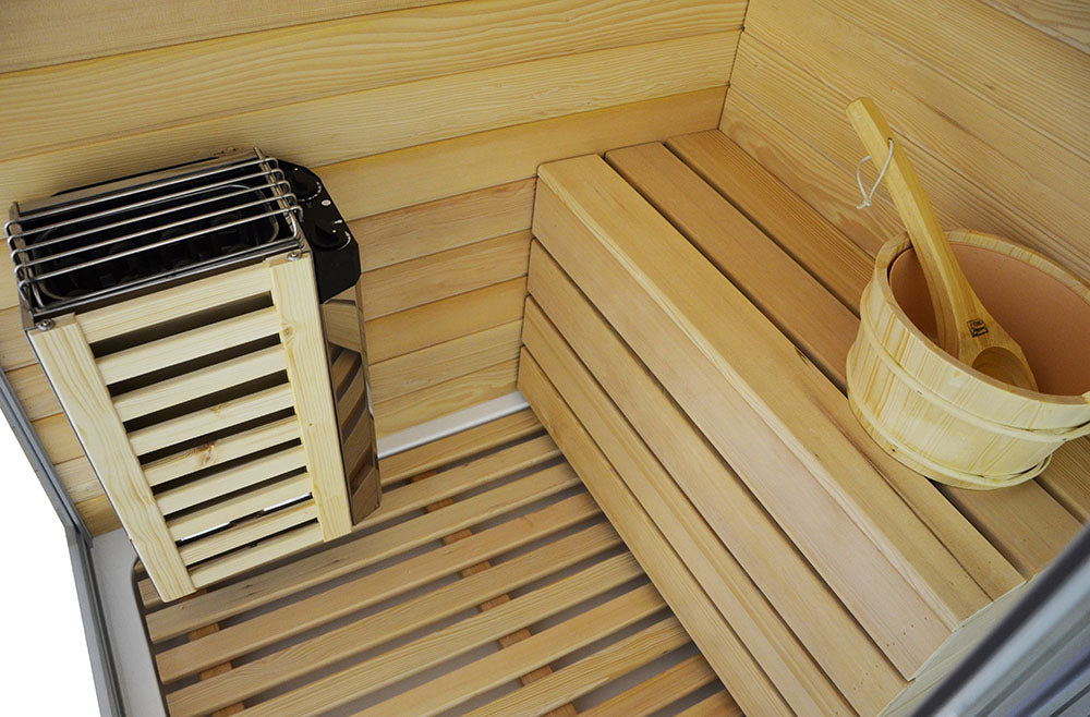 Парна душ кабина със сауна MO-1752W TRIO 180х110 см.