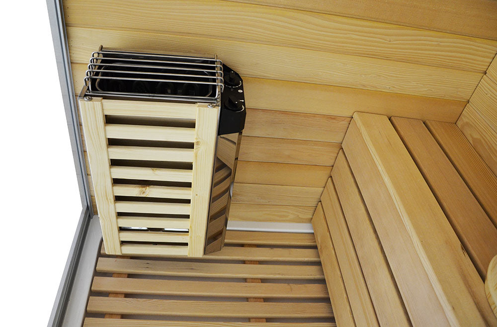 Парна душ кабина със сауна MO-1752W TRIO 180х110 см.