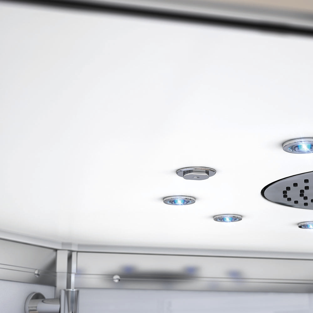Парна душ кабина MUE-H1000-21L/R 100х100 см.