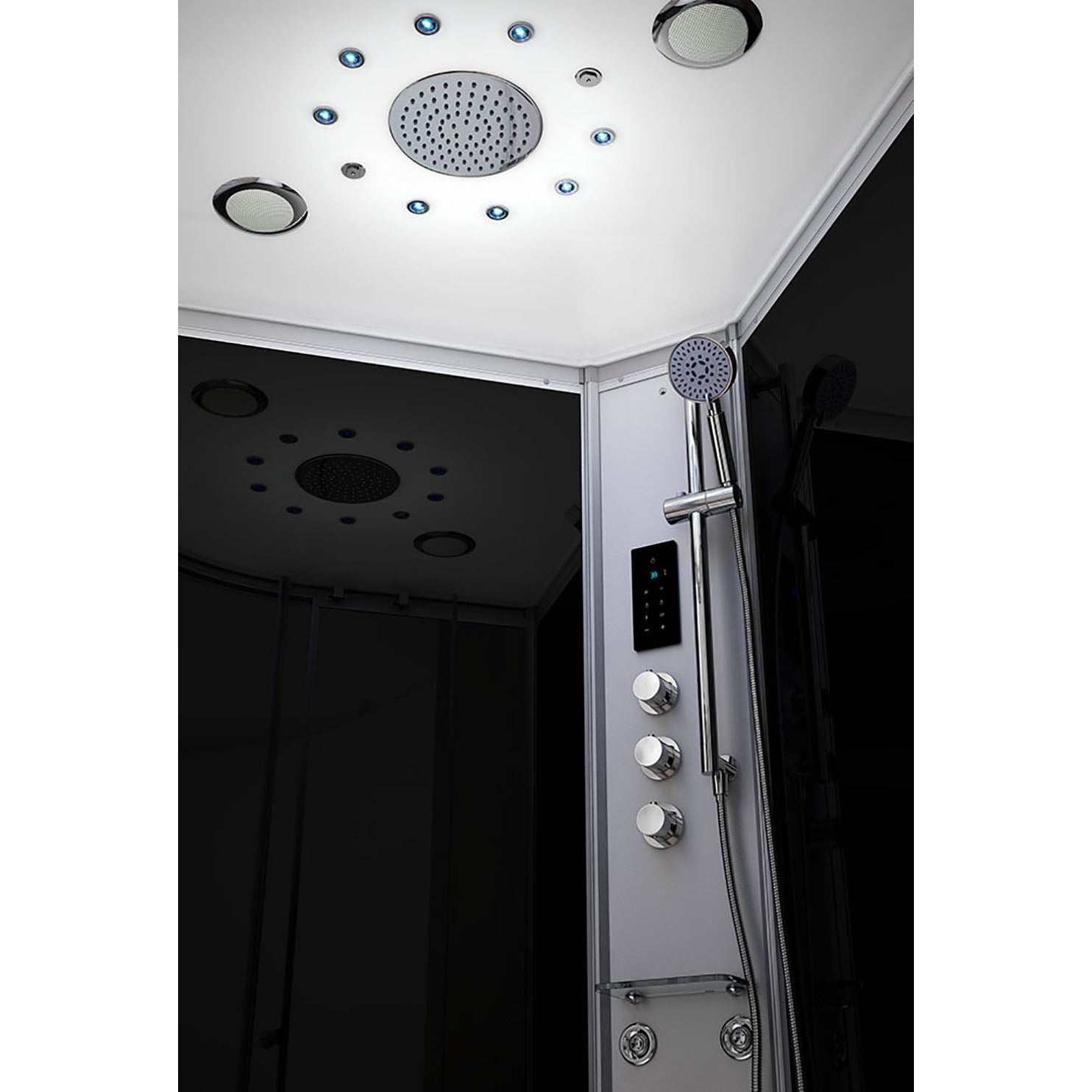 Парна душ кабина MUE-AR1280-1L/R 120х80 см.
