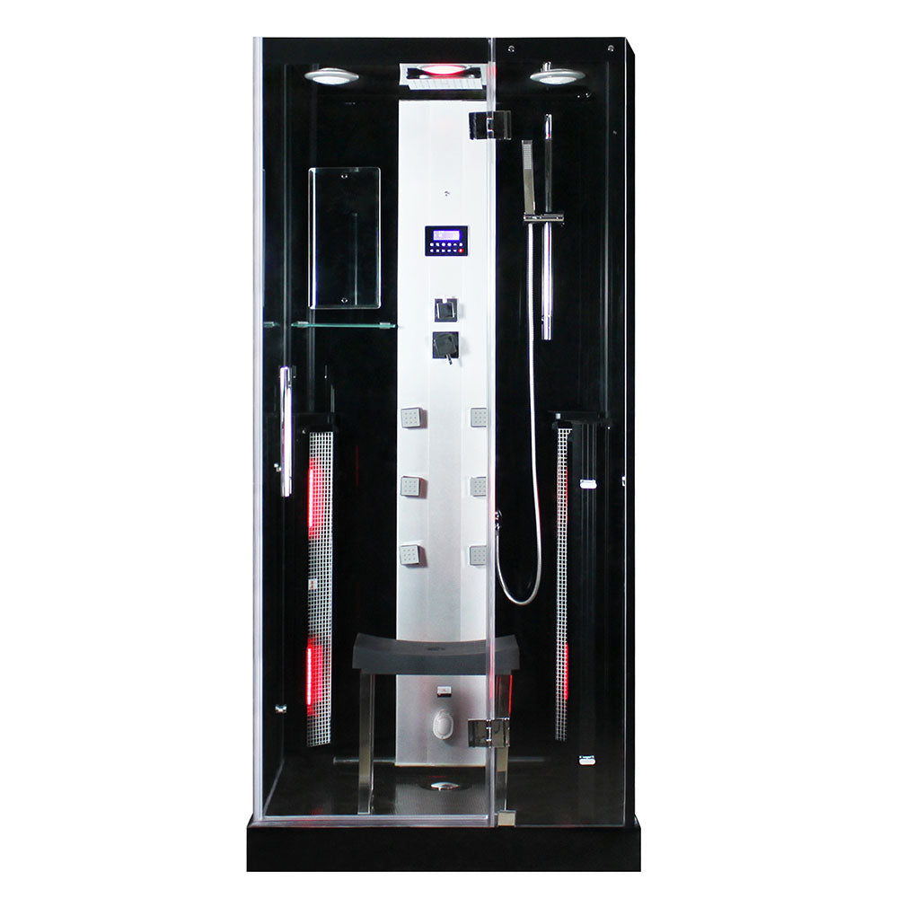 Парна душ кабина с инфрачервена сауна MUE-K1071 TRIO 100х90 см.