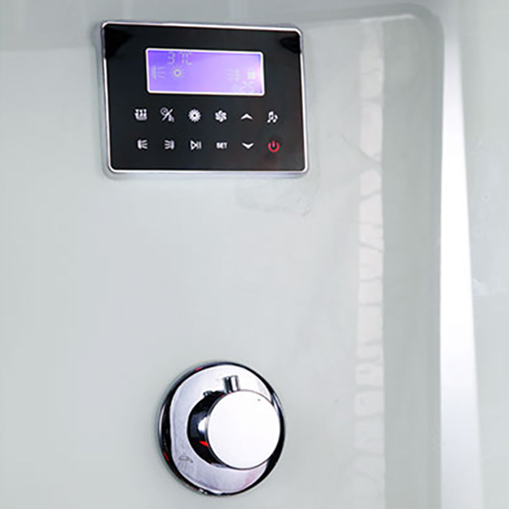 Парна душ кабина с инфрачервена сауна MUE-K1082 TRIO 145х90 см.