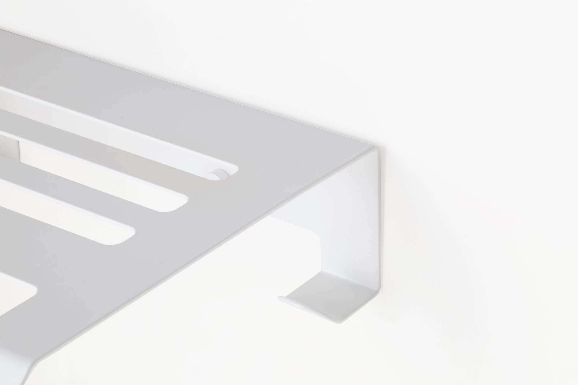 Серия SLIM - Matt White полица 45 см мат бял аксесоар за баня KERANOVA онлайн магазин