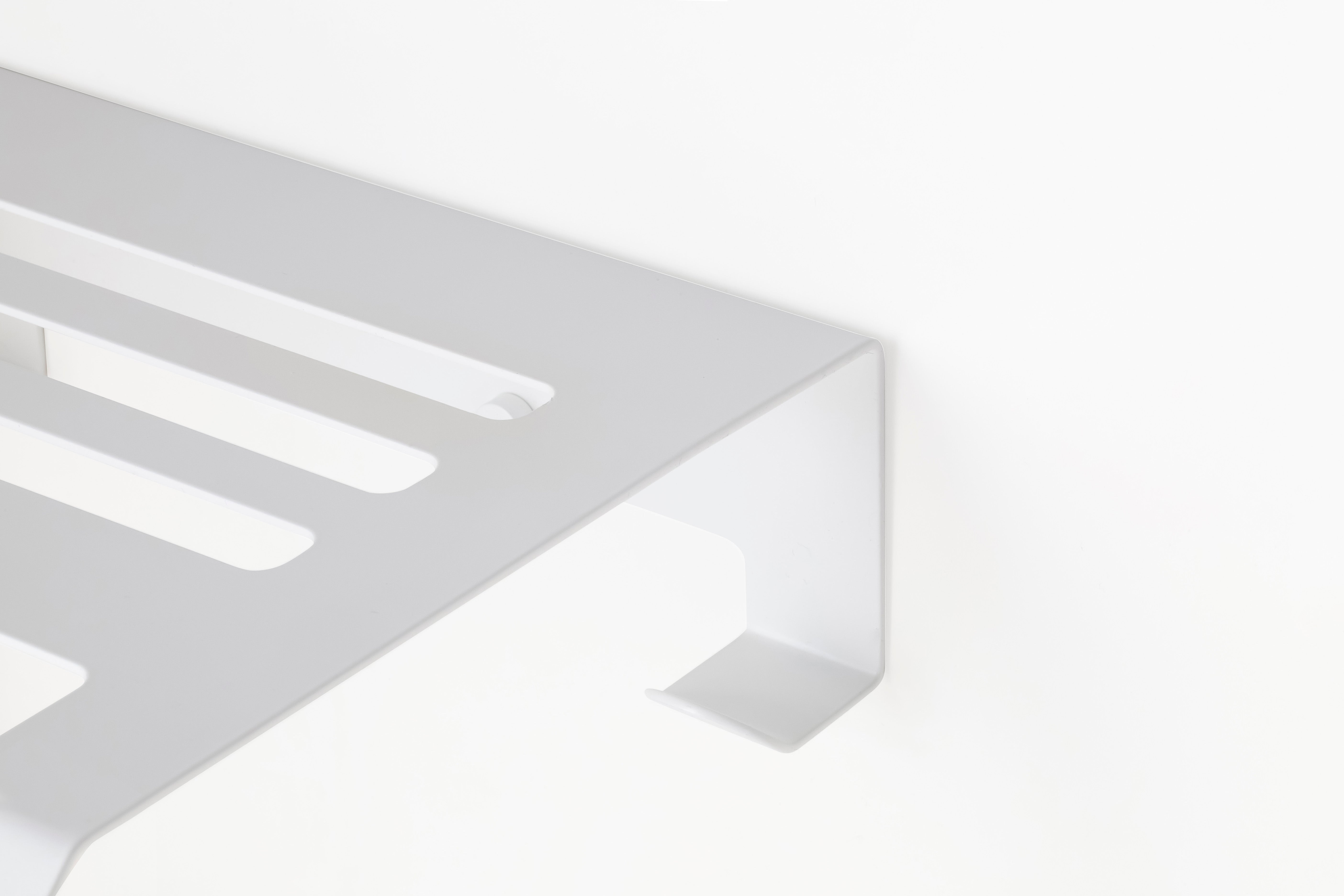 Серия SLIM - Matt White полица 45 см мат бял аксесоар за баня KERANOVA онлайн магазин