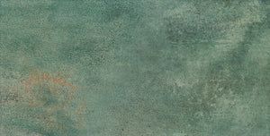 Margot Green 30.8x60.8 плочка с текстура в зелено и ръждиво за баня — онлайн магазин за обзавеждане KERANOVA