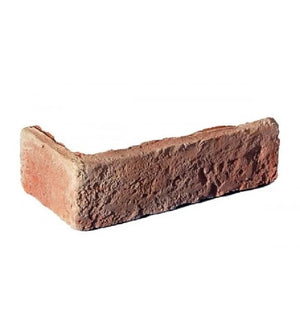 Masterbrick Red Tarnished 106062 Corner - ъглов декоративен тухлен елемент за облицовка, онлайн магазин за обзавеждане за бани KERANOVA
