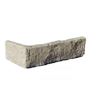 Alt Tag: Masterbrick White 108154 Corner ъглов бял декоративен тухлен елемент за баня от KERANOVA
