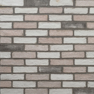 Masterbrick White Grained 108216 бели и сиви грапави тухли за стена, онлайн магазин за обзавеждане за бани KERANOVA