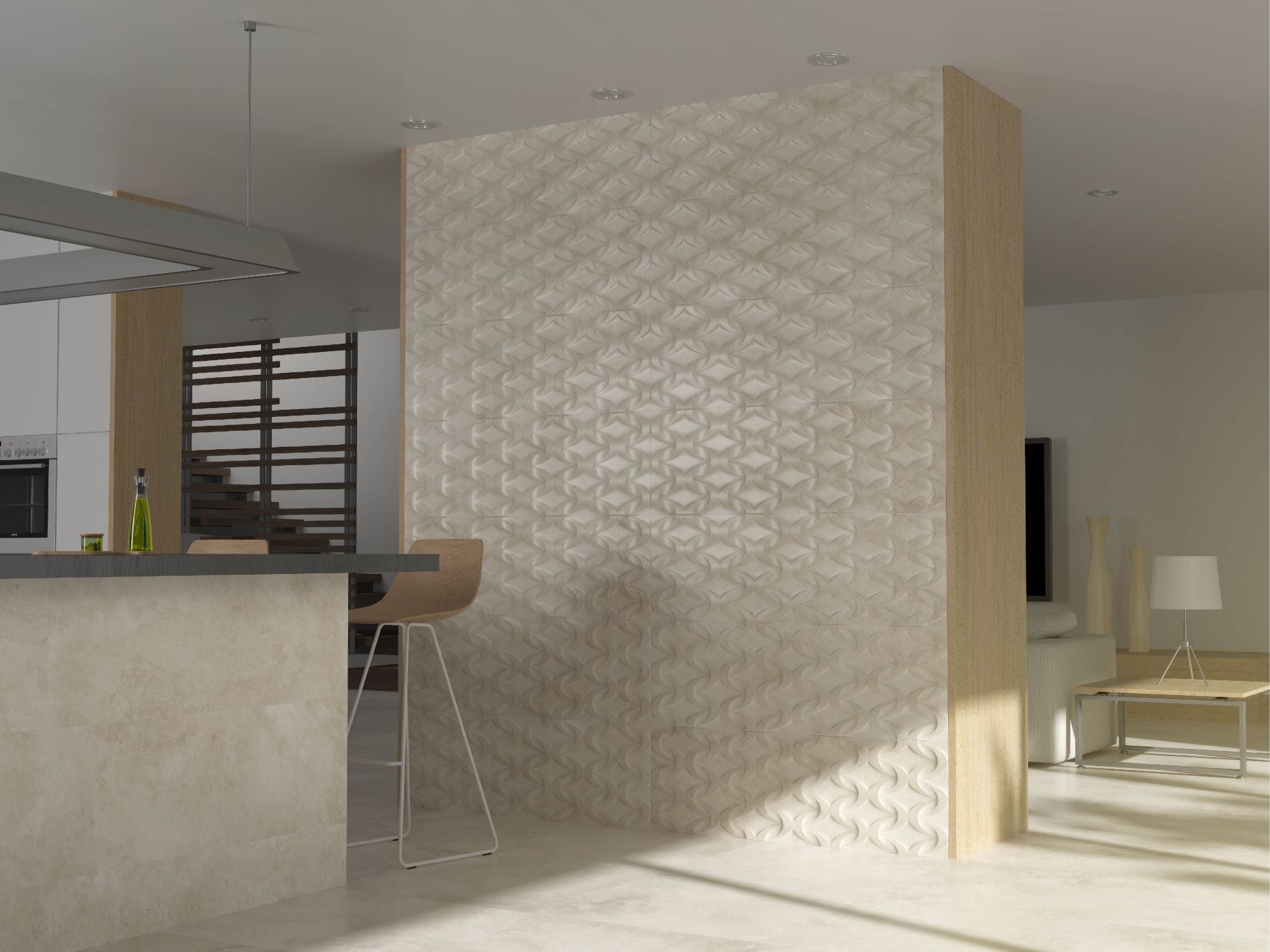 Marbeline  40x120 - Newker плочки за баня с мраморен ефект в светъл интериор за онлайн магазин KERANOVA