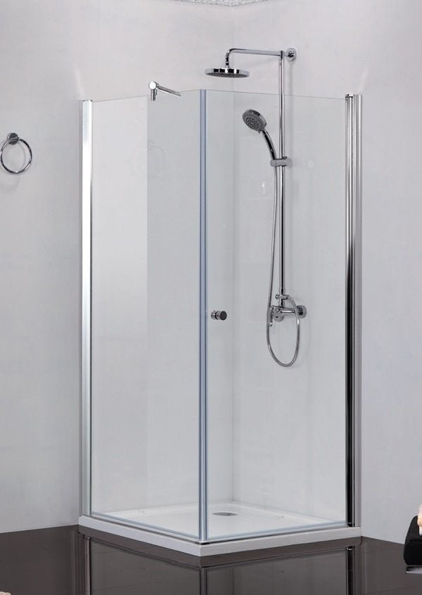 Кабина Vega 1 - 90х90 см. луксозна душ кабина с една люлееща врата и 6 мм закалено стъкло, KERANOVA онлайн магазин