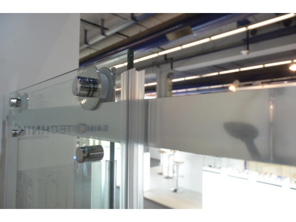 Кабина Saphir - 90x140 см. стъклена асиметрична душ кабина 8 мм закалено стъкло, магнитен уплътнител, алуминиев профил - KERANOVA