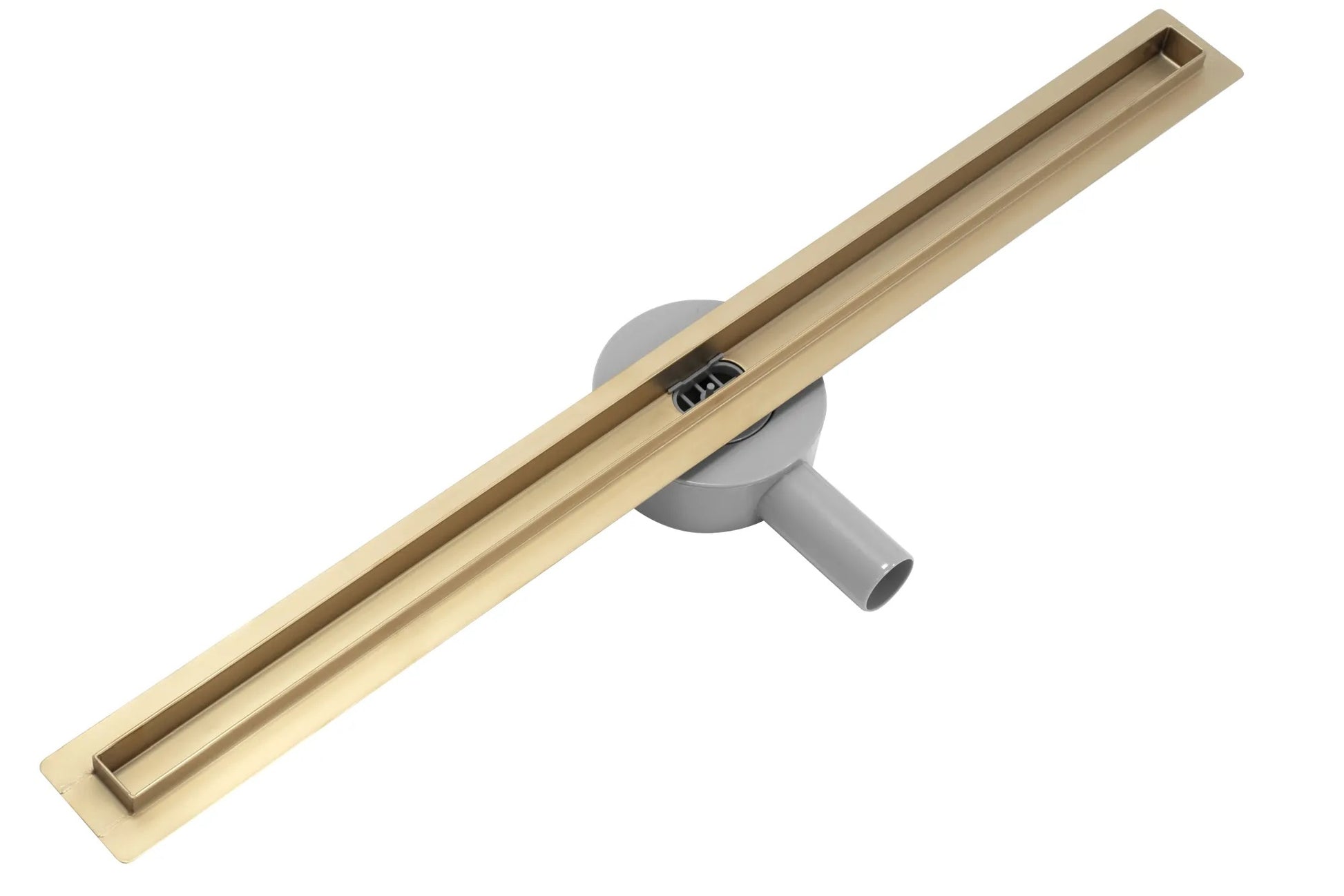 Neo Slim Mirror Gold Pro 60,70,80,90 и 100 см. тънък златен линеен сифон за баня, декоративна решетка - онлайн магазин KERANOVA