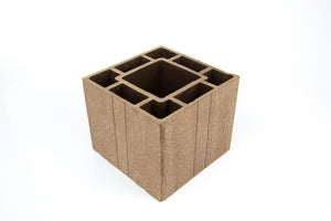 Стълб P120x120 кафяв градински декоративен стълб за бани и обзавеждане KERANOVA, продукт от онлайн магазин за обзавеждане