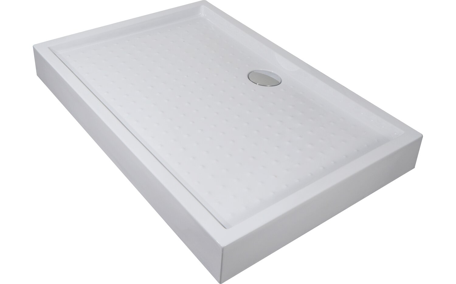 Акрилно корито 80х100 см. бяло поддушово корито с крака и сифон, материал акрил, онлайн магазин за обзавеждане за бани KERANOVA