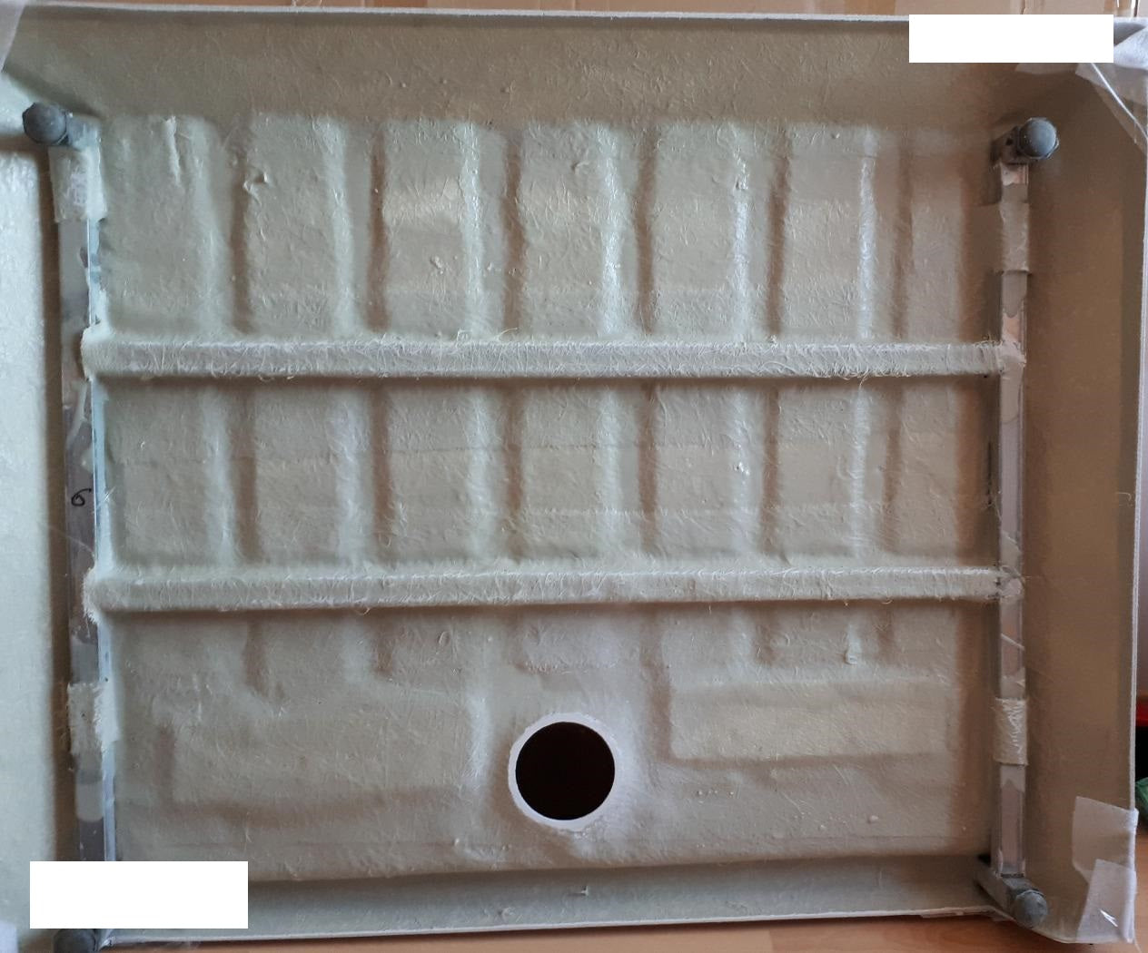 Акрилно корито 80х120 см. бяло поддушово корито с крака и сифон за онлайн магазин KERANOVA