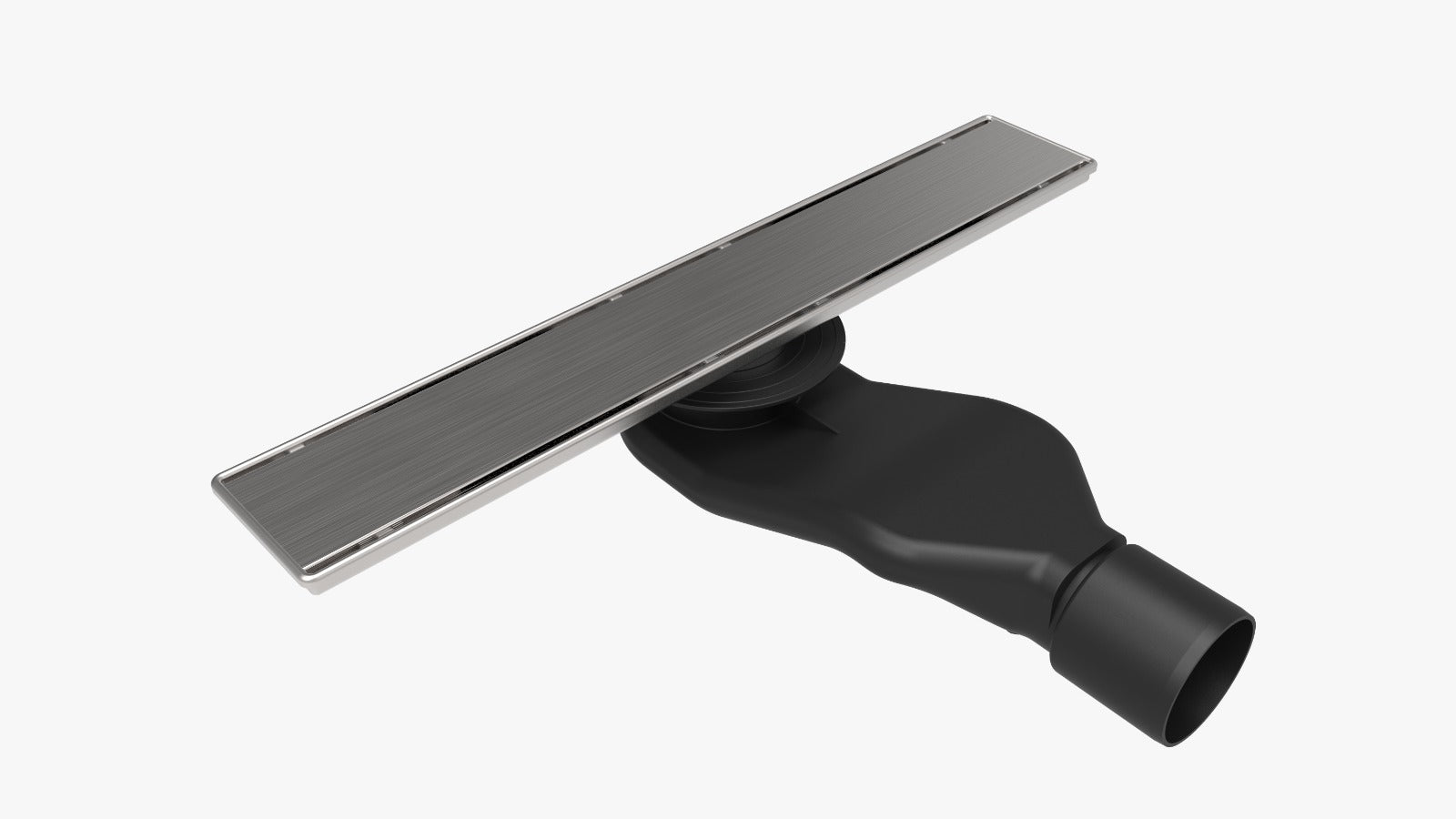 Линеен сифон PDS-360 40 и 60 см. от неръждаема стомана с 360° въртящо тяло, клапа против миризми и приспособление за задържане на косми - KERANOVA