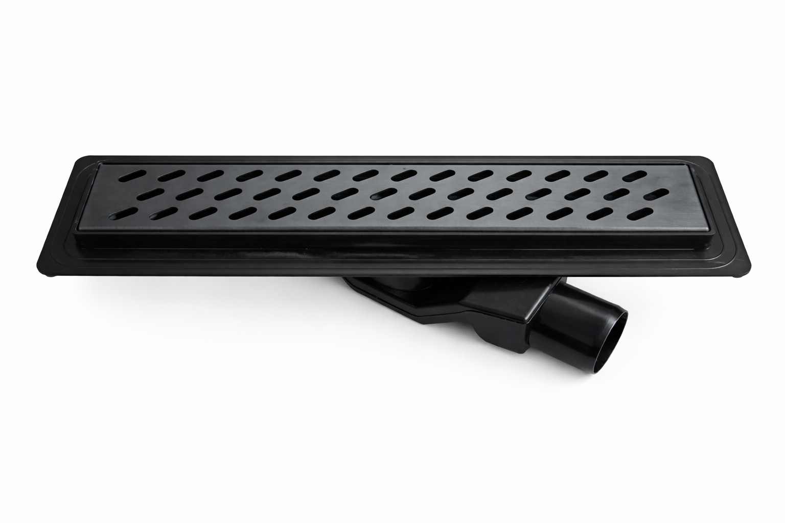 Линеен сифон PLD Black 40 и 60 см. с декоративна решетка и устойчиво PVD покритие
