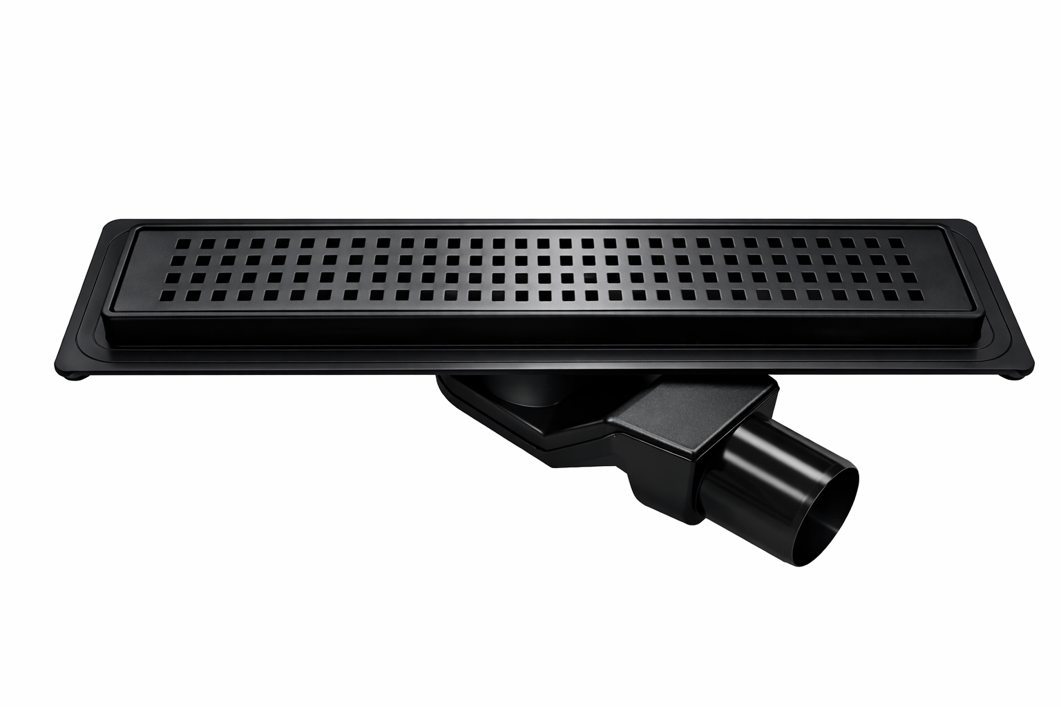 Линеен сифон PLD Black 40 и 60 см. с черна решетка и тръба за баня