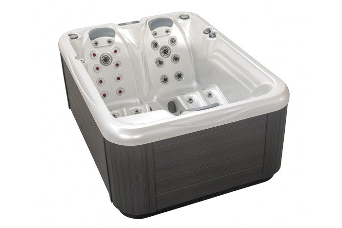 Plug and Play 4 216x160 см. бяло джакузи за двор с хидромасажни дюзи, онлайн магазин за обзавеждане KERANOVA