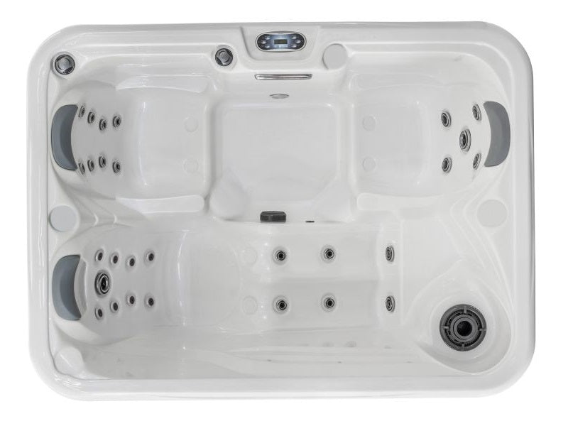 Plug and Play 5 216x160 см. бяла градинска джакузи с места за 3-4 човека, Plug and Play дизайн за включване в 220V - KERANOVA