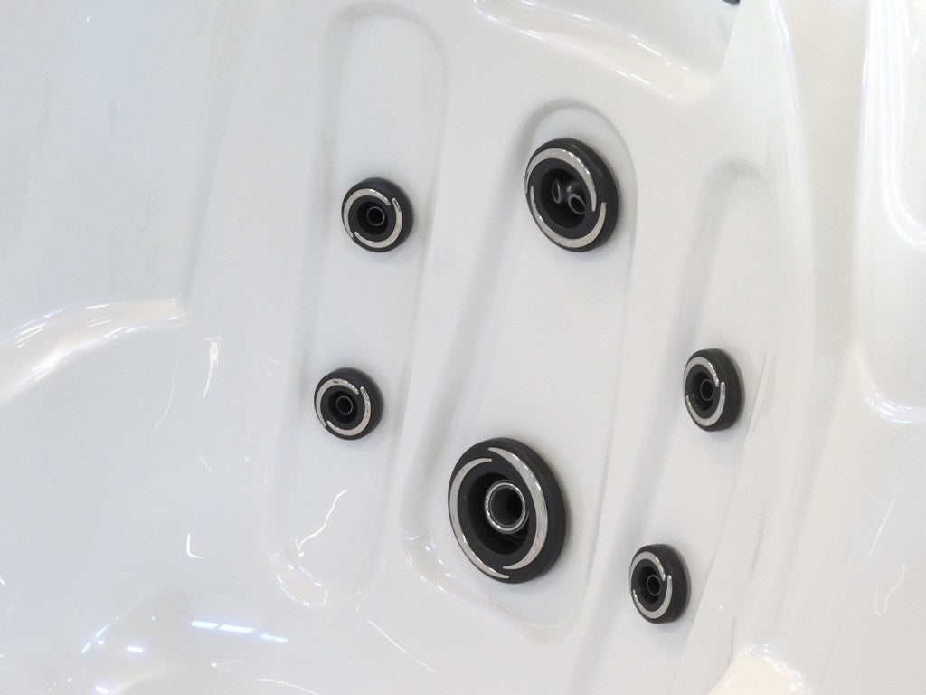 Plug and Play 5 216x160 см. бяла градинска вана джакузи с хидромасажни дюзи – KERANOVA онлайн магазин