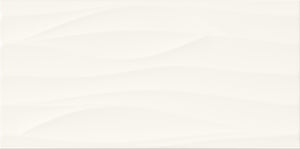 PS800 WHITE SATIN WAVE STRUCTURE 29.8x59.8 бял сатен с вълнообразна структура за баня - онлайн магазин KERANOVA