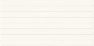 PS801 WHITE SATIN LINE STRUCTURE 29.8x59.8 плочка бяла сатенена с линейна текстура за баня от онлайн магазин KERANOVA