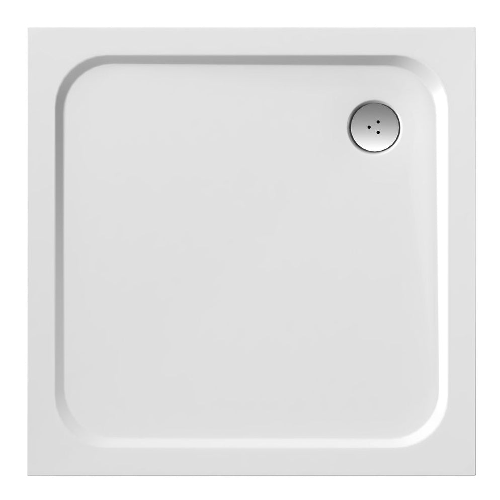 Душ корито Perseus Pro Chrome от лят мрамор 80х80, 90х90 и 100х100 см.