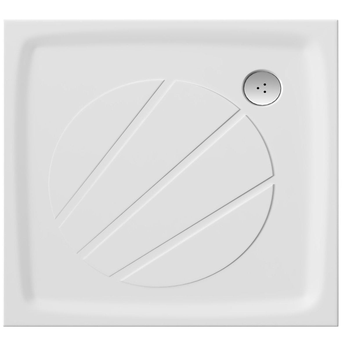 Душ корито Perseus Pro от лят мрамор 80х80, 90х90 и 100х100 см. с модерна квадратна форма и сифон.