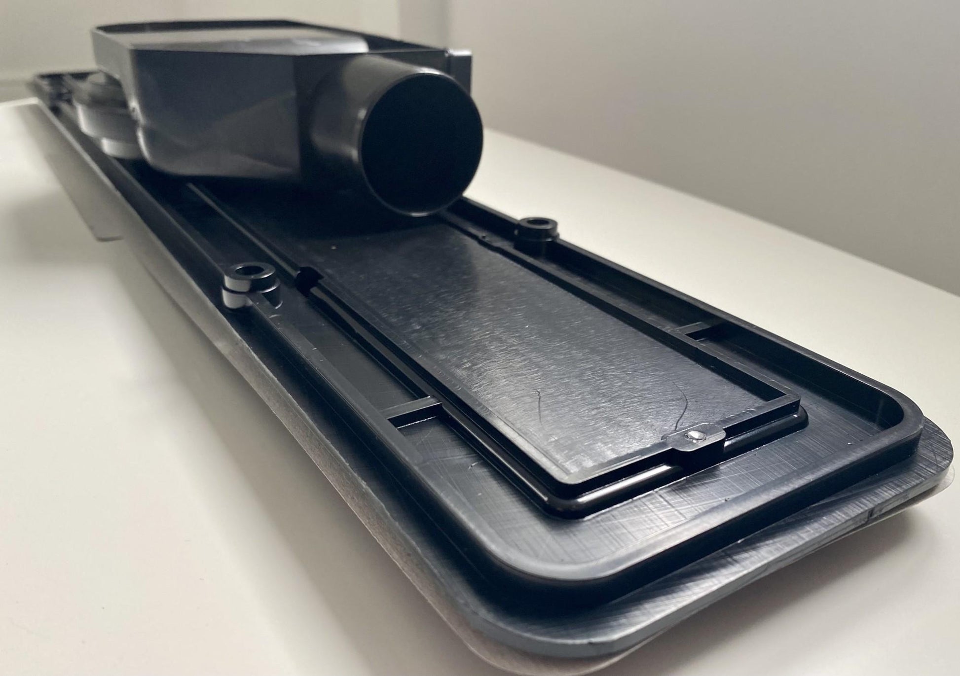 Confluo Primo Compact Line - черен мат - Pestan линеен дизайнерски сифон за баня, компактен 2в1, онлайн магазин KERANOVA