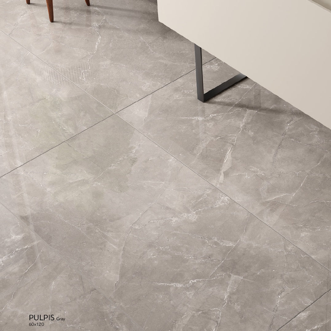 Pulpis Polished 60x60 и 60x120 - 2 цвята: полиран гранитогрес Pulpis Gray и Natural 60x60/60x120 за бани, онлайн магазин KERANOVA