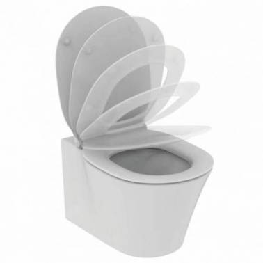 Комплект Connect Air AquaBlade - Ideal Standard бяла вградена тоалетна с плавно затваряне и скрито присъединяване за KERANOVA